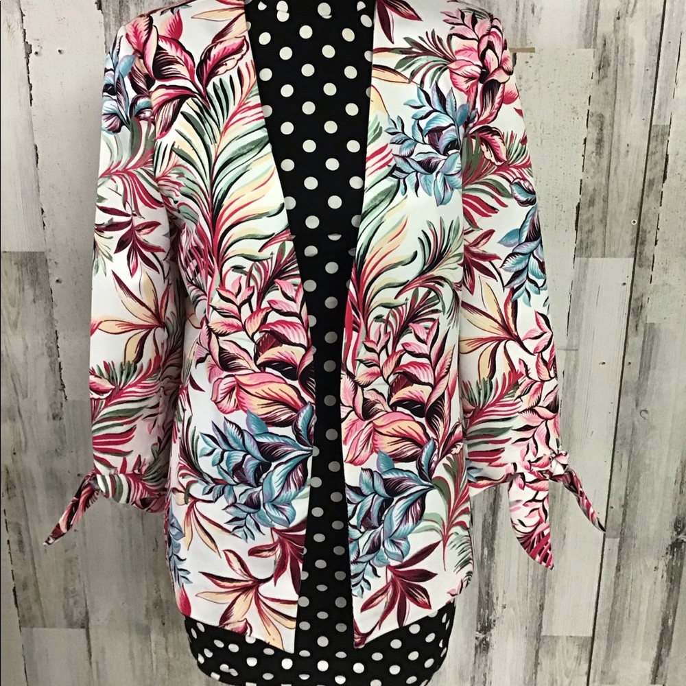 Beautiful Tahari multi color jacket